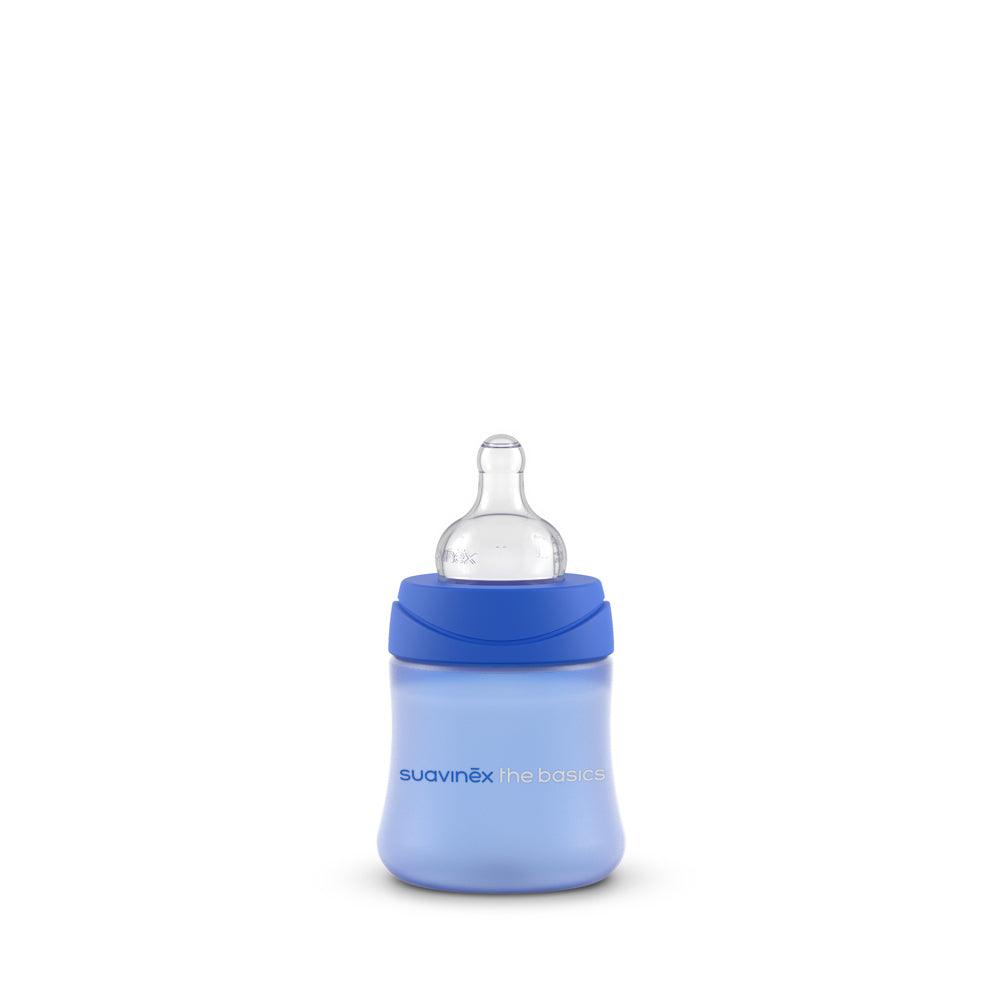 Set 2 biberones The Basics 150 ml - 5 onzas Azul - Suavinex - Maternelle