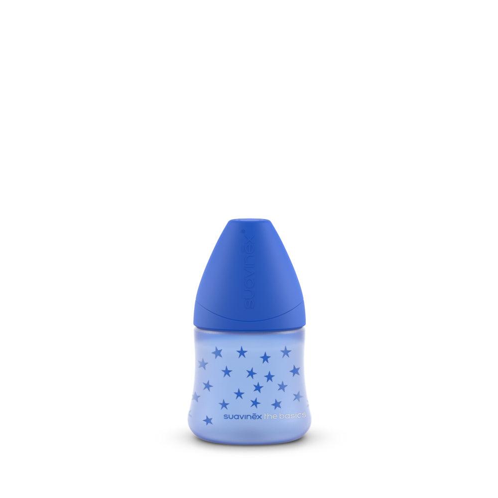 Set 2 biberones The Basics 150 ml - 5 onzas Azul - Suavinex - Maternelle