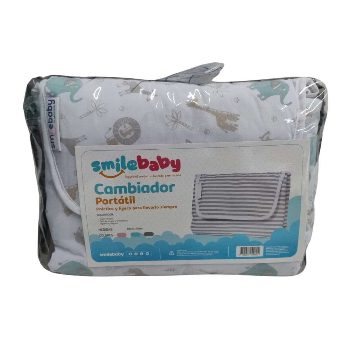 CAMBIADOR PORTATIL UNISEX - LINEA SMILEBABY